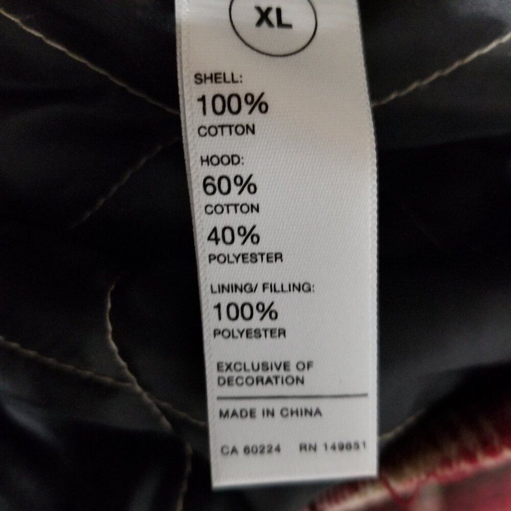 Legendary Outfitters Plaid Flannel Hooded Jacket Snap Front Men's XL - Picture 3 of 8